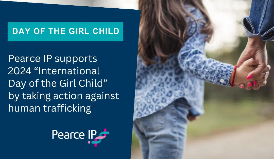 Pearce IP supports 2024 “International Day of the Girl Child” by taking action against human trafficking